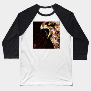 Hawk Screech Baseball T-Shirt